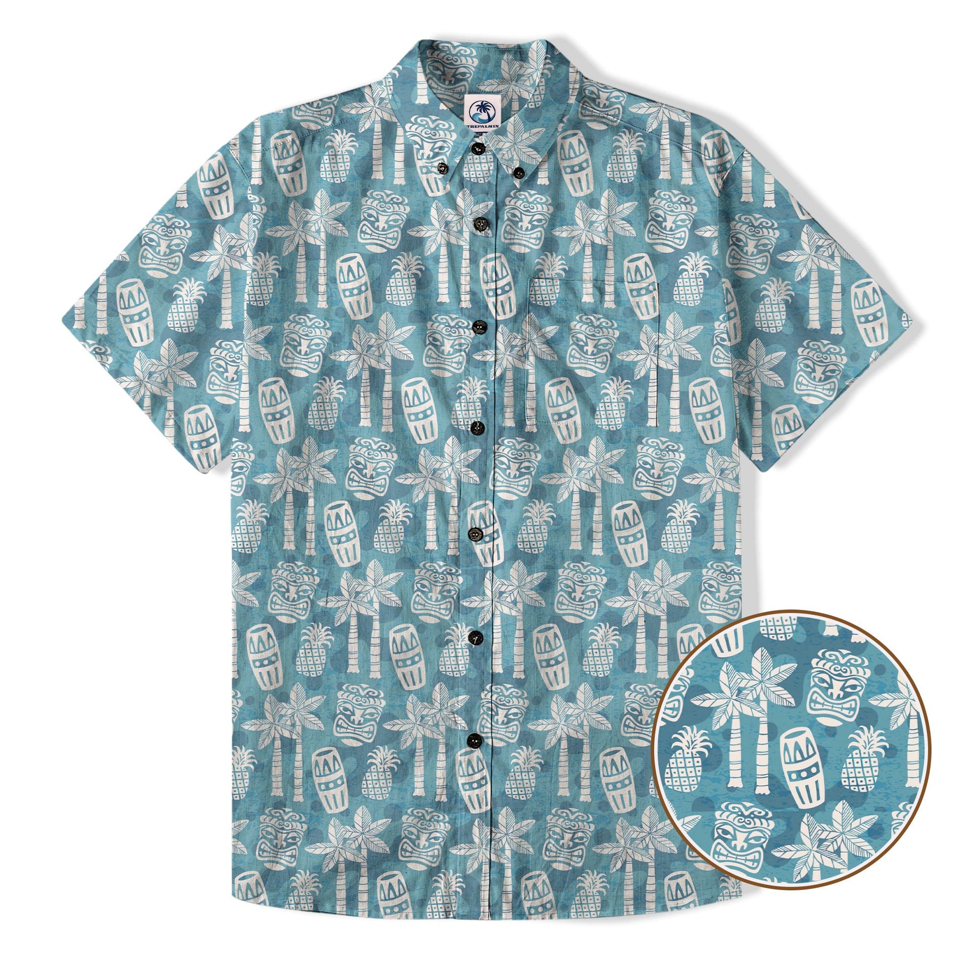 Retro Mid Century Modern Tiki Hawaii Shirt