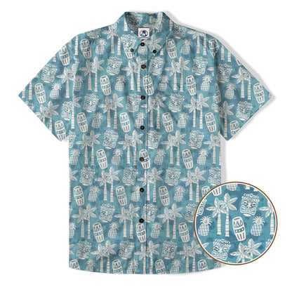 Retro Mid Century Modern Tiki Hawaii Shirt