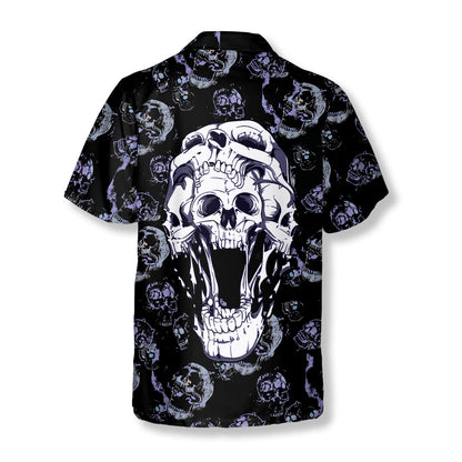 Hell Guard Skull Hawaiian Shirt