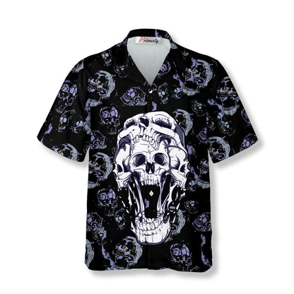 Hell Guard Skull Hawaiian Shirt