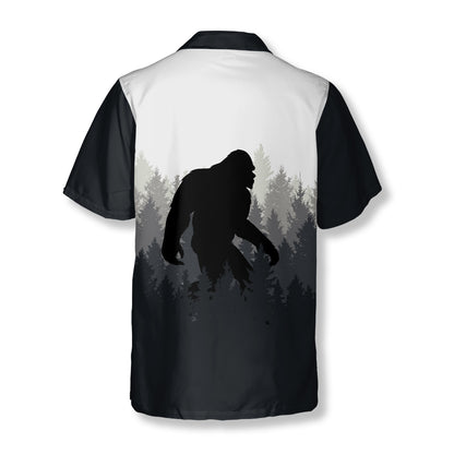 In The Woods Bigfoot Hawaiian Shirts For Men