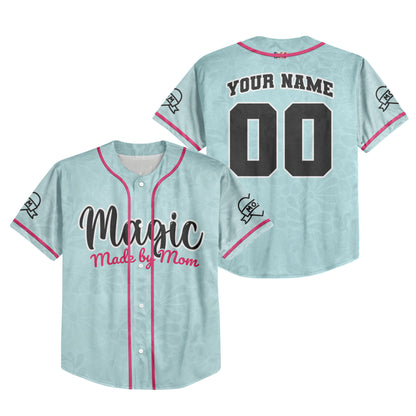 Custom Magic made by mom Baseball Jersey