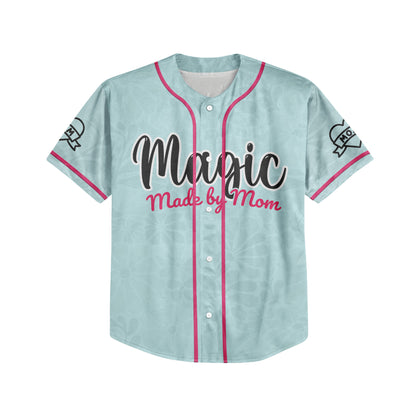 Custom Magic made by mom Baseball Jersey