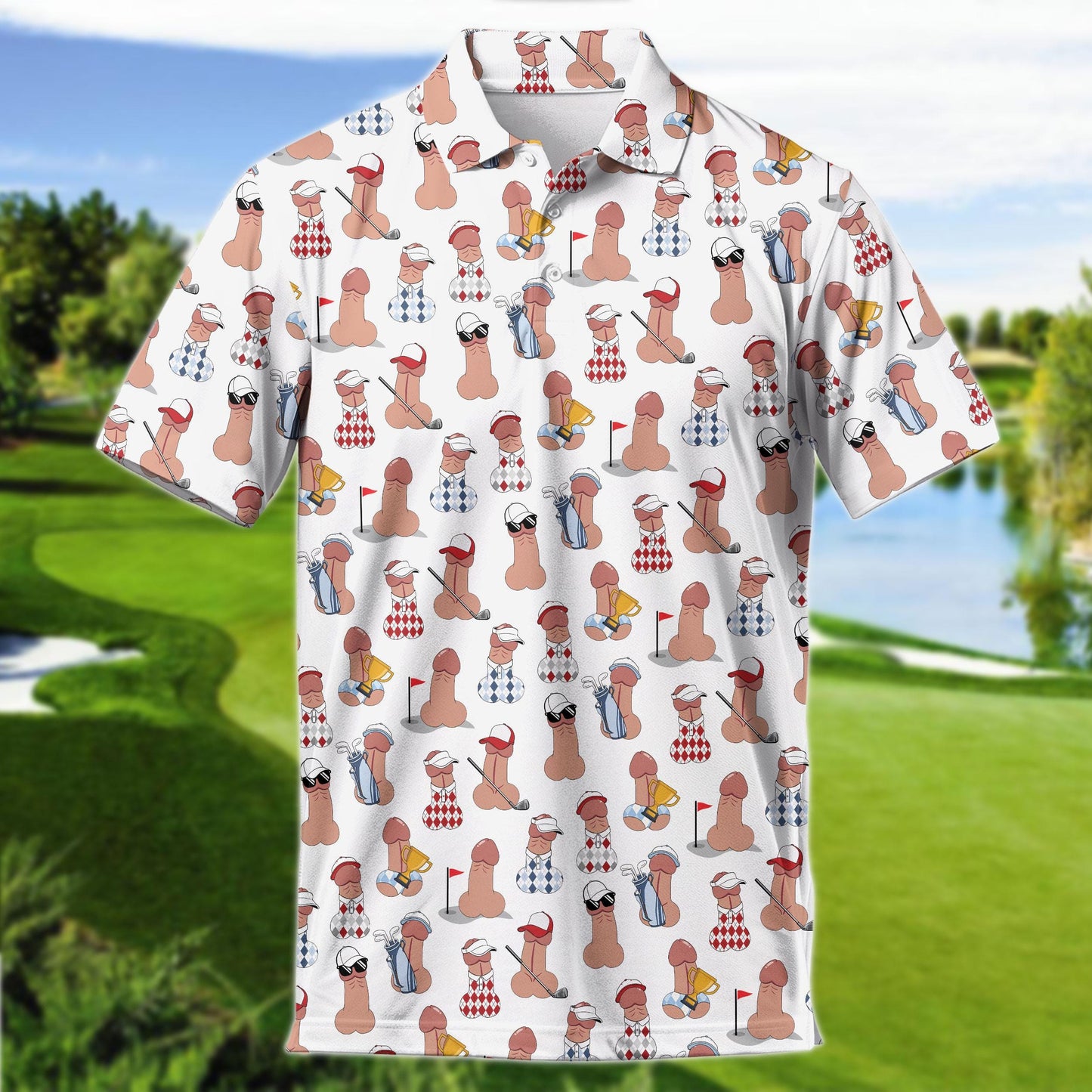 Fore Play! Funny Adult Golf Polo Shirt