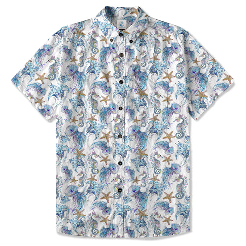 Ocean Animal Aloha Hawaiian Shirt, Sea Life Hawaii Shirt