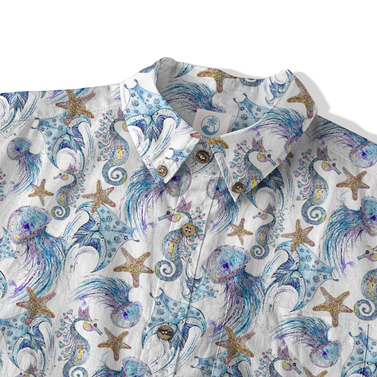 Ocean Animal Aloha Hawaiian Shirt, Sea Life Hawaii Shirt