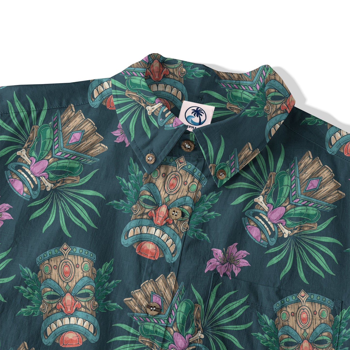 Tribal Tiki Hawaiian Shirt, Summer Vibes Aloha Hawaii Shirt