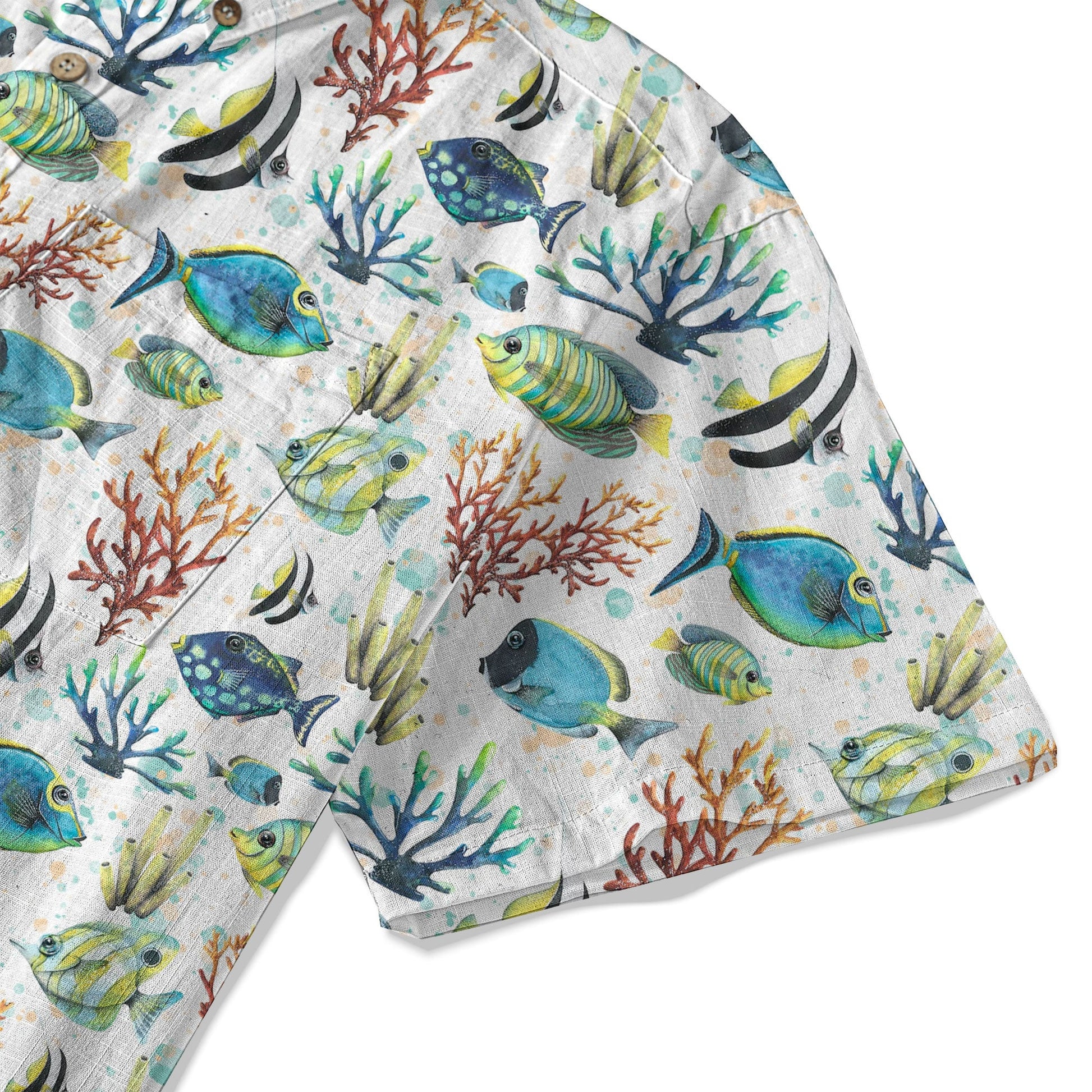 Ocean Animal Aloha Hawaiian Shirt, Sea Life Button Up Hawaii Shirt