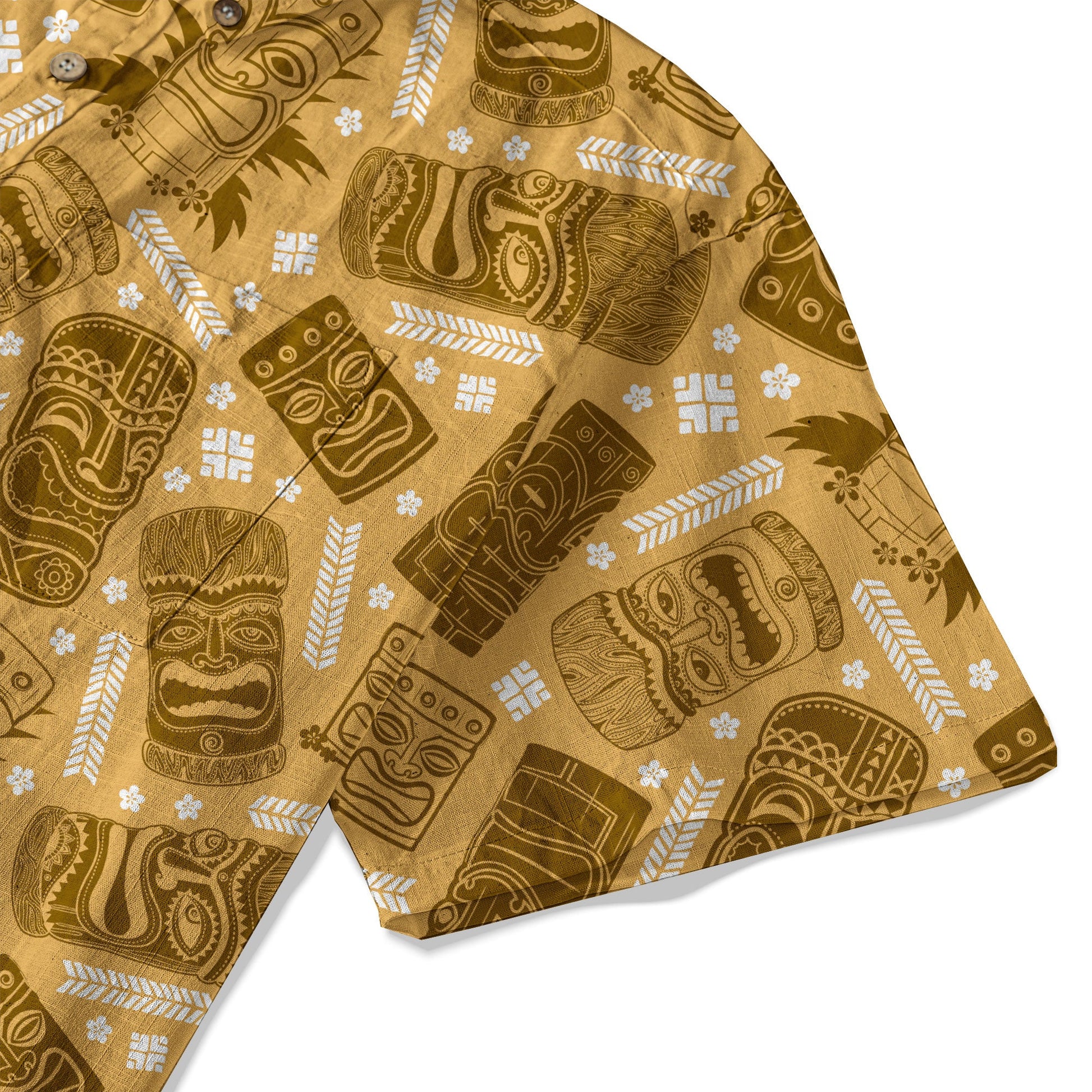 Tiki Hawaii Tropic Hawaiian Shirt