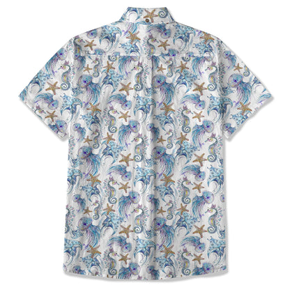Ocean Animal Aloha Hawaiian Shirt, Sea Life Hawaii Shirt