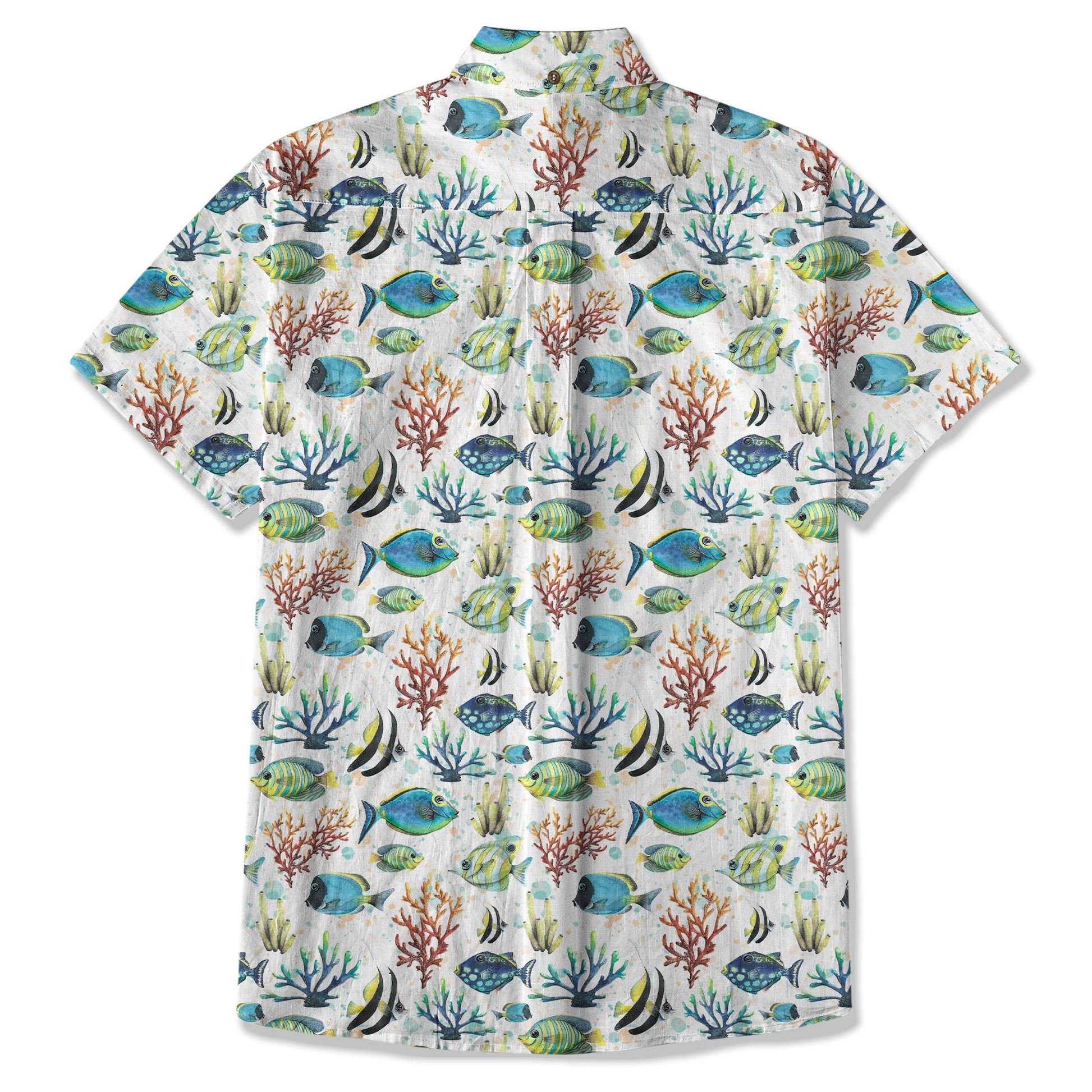 Ocean Animal Aloha Hawaiian Shirt, Sea Life Button Up Hawaii Shirt