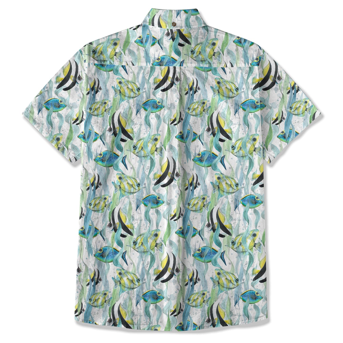 Ocean Animal Aloha Hawaiian Shirt, Sea Life Beach Button Up Hawaii Shirt
