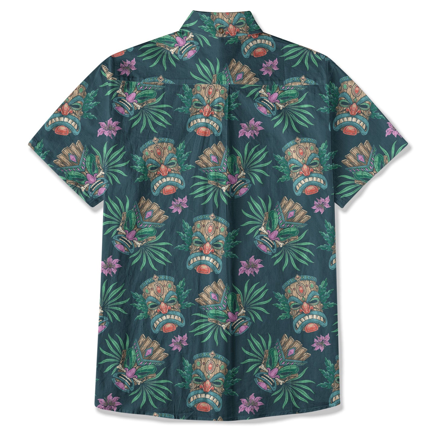 Tribal Tiki Hawaiian Shirt, Summer Vibes Aloha Hawaii Shirt