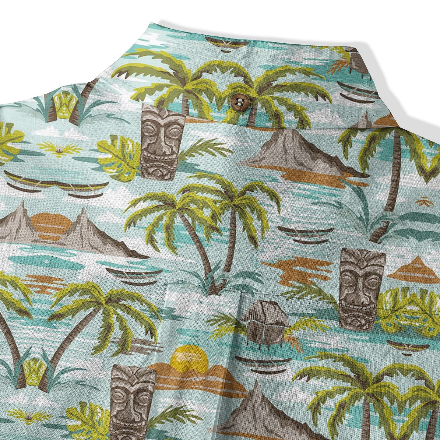Colorful Tiki Hawaiian Shirt, Summer Vibes Aloha Hawaii Shirt