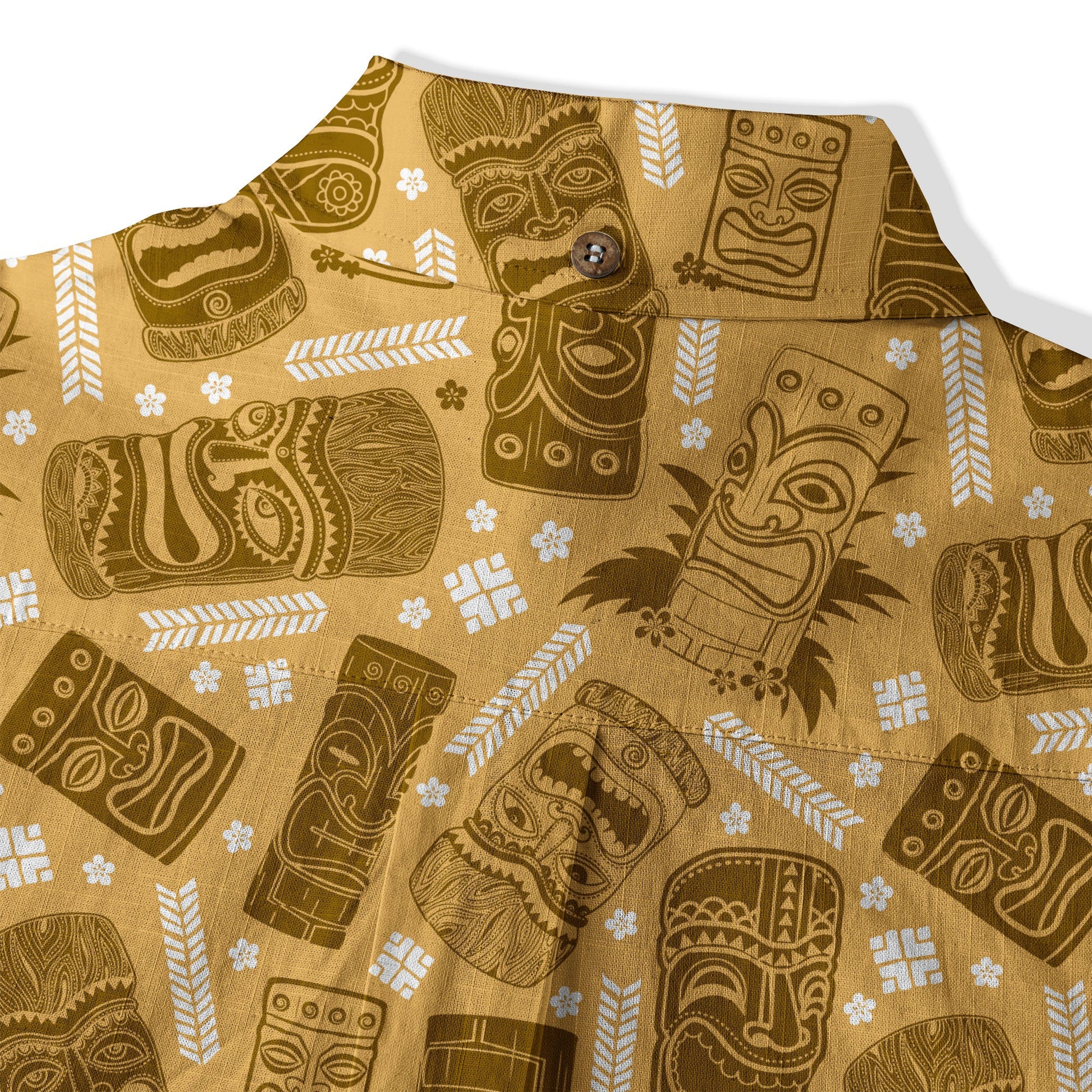 Tiki Hawaii Tropic Hawaiian Shirt