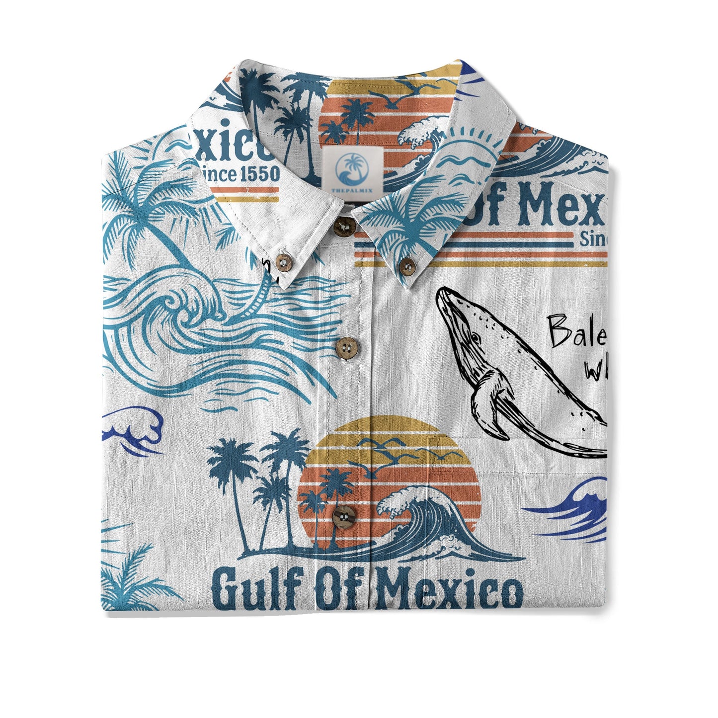 The Gulf Of Merico Est 2050 Hawaiian Shirt, Ocean Animals Hawaii Shirt