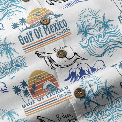 The Gulf Of Merico Est 2050 Hawaiian Shirt, Ocean Animals Hawaii Shirt