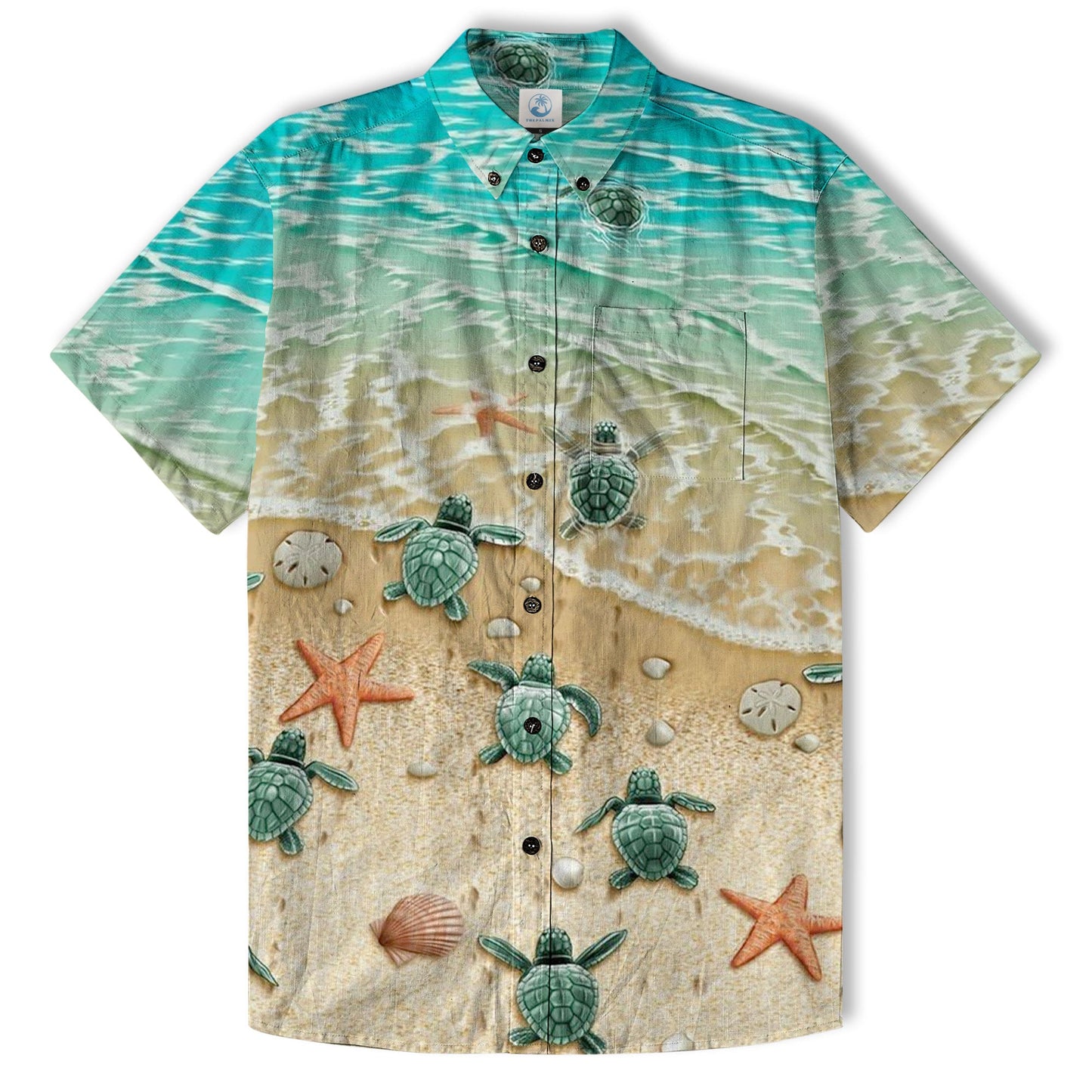 Turtle Beach Hawaiian Shirt, Aloha Summer Beach Hawaii Shirt