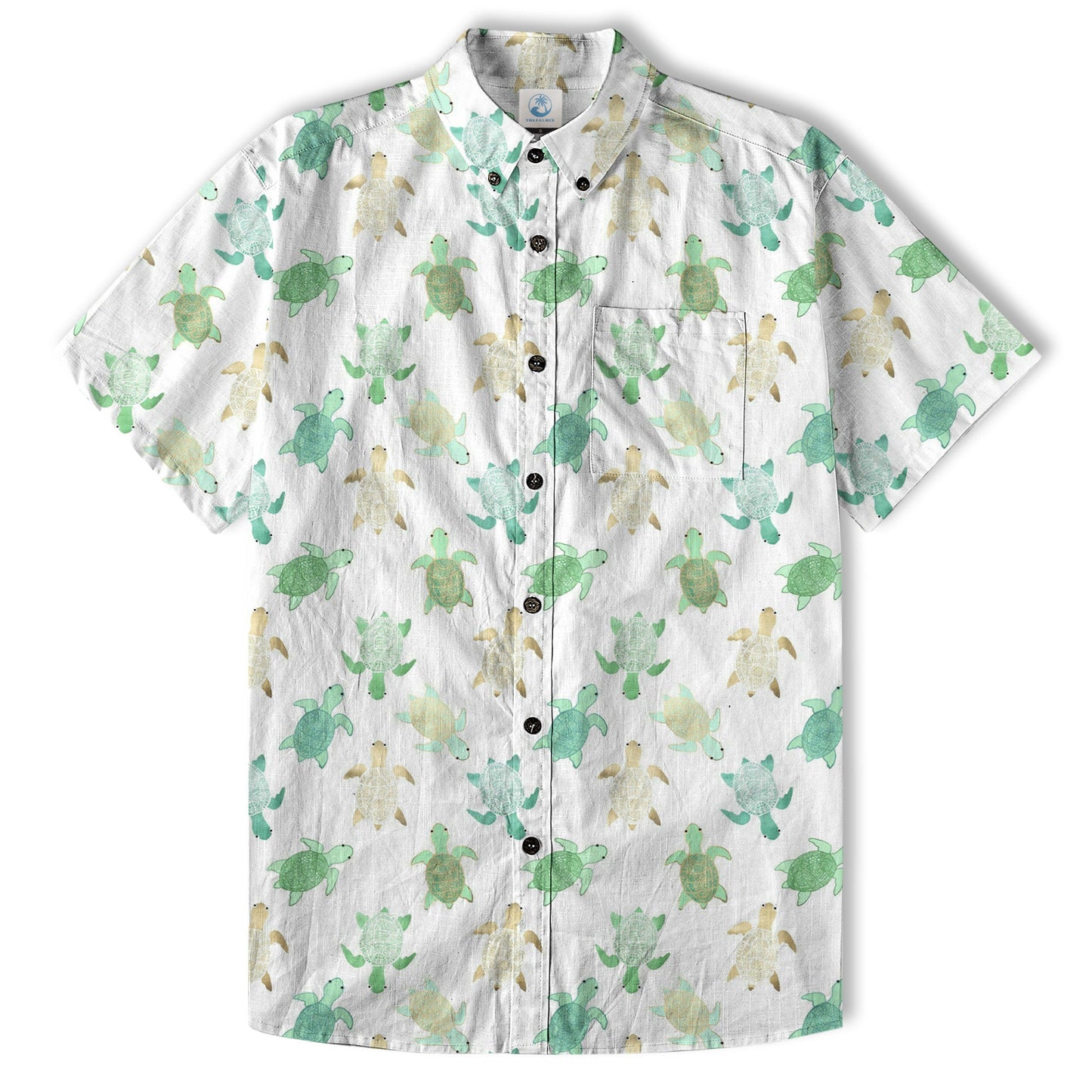 Turtle Aloha Shirt, Turtle Ocean Hawaiian Shirt