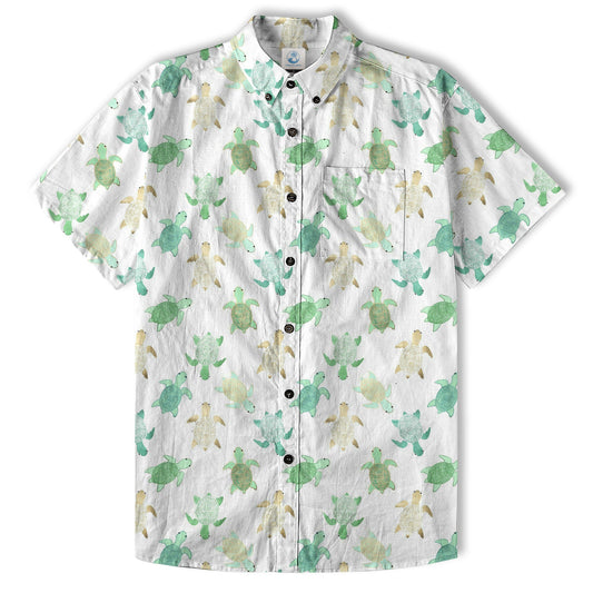 Turtle Aloha Shirt, Turtle Ocean Hawaiian Shirt