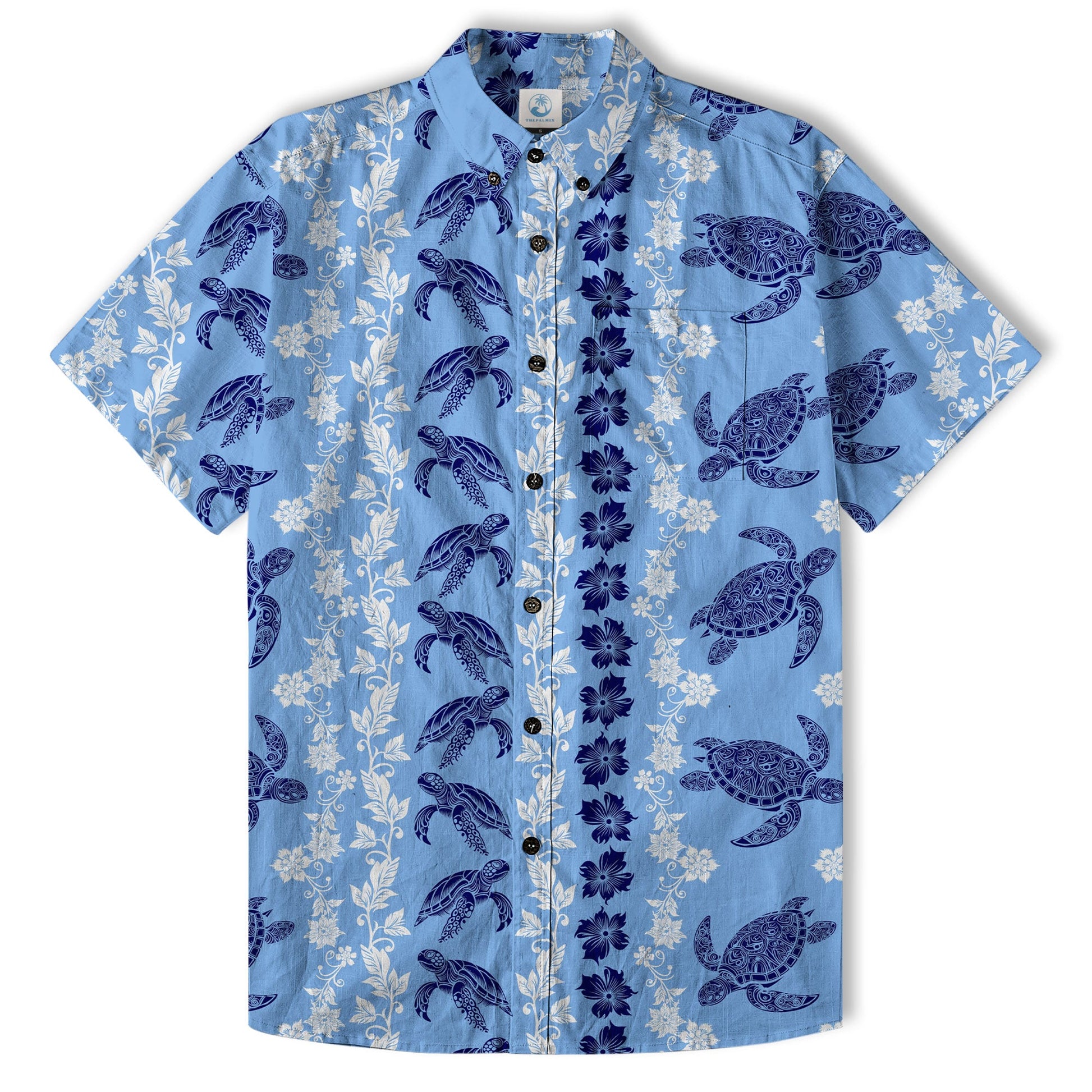 Sea Ocean Animals Women's Hawaiian Shirt, Ocean Fish Print