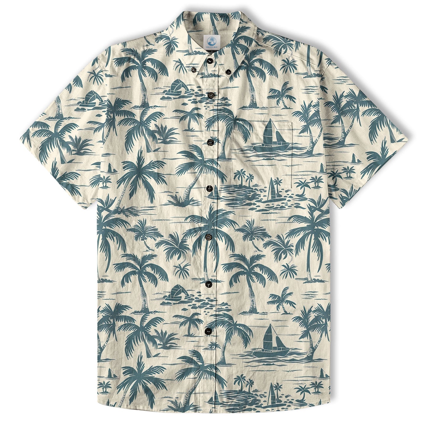 Retro Aloha Flowers Hawaii Shirt, Floral Hawaiian Button Down Shirt