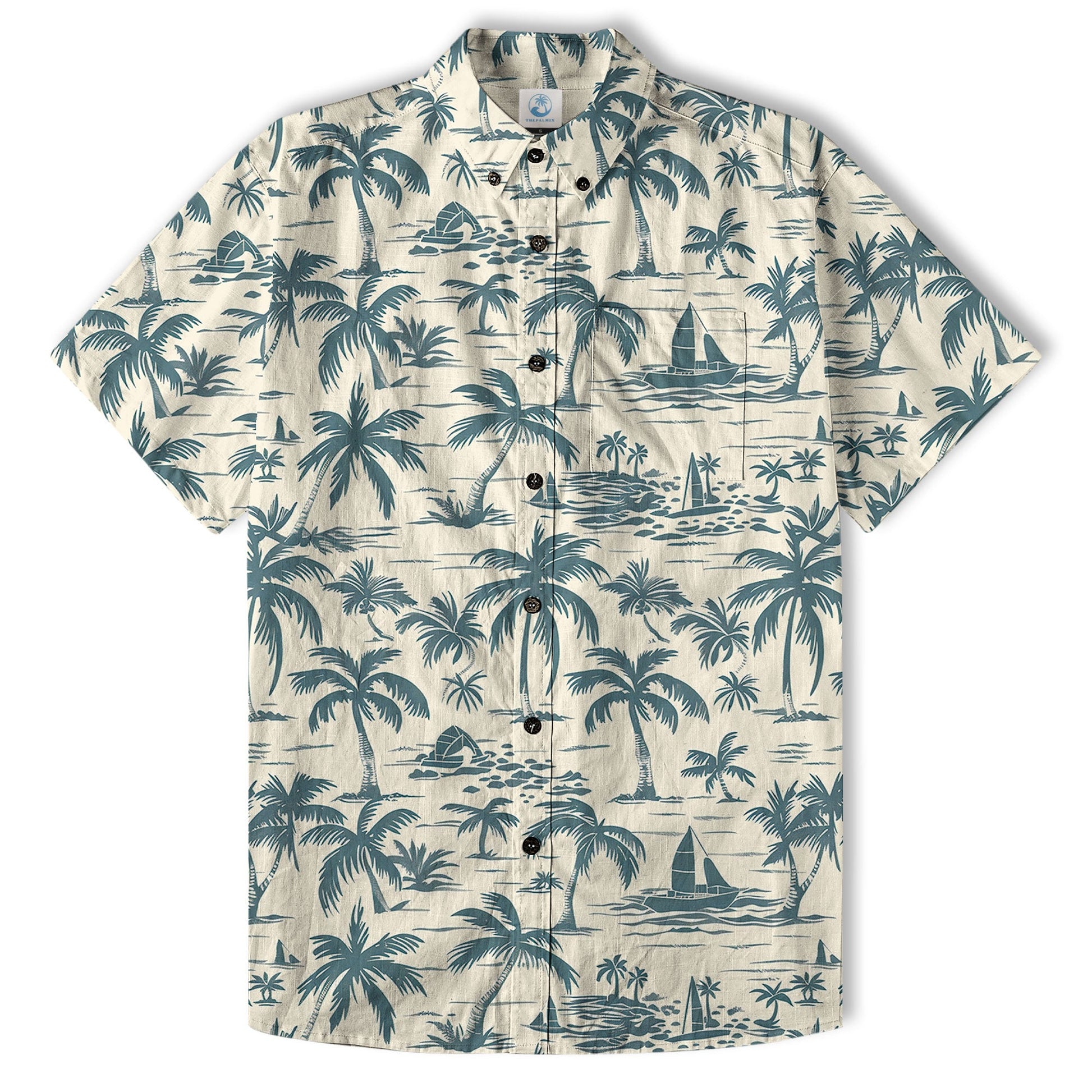 Retro Aloha Flowers Hawaii Shirt, Floral Hawaiian Button Down Shirt
