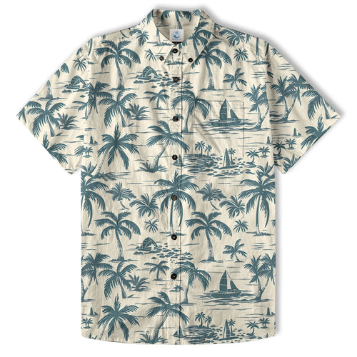 Retro Aloha Flowers Hawaii Shirt, Floral Hawaiian Button Down Shirt