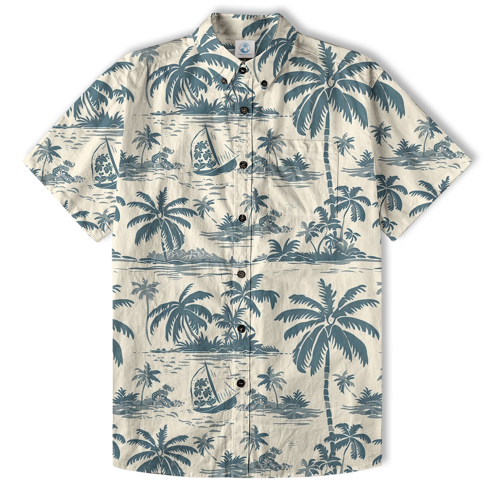 Retro Aloha Flowers Hawaii Shirt, Floral Pattern Hawaiian Shirt