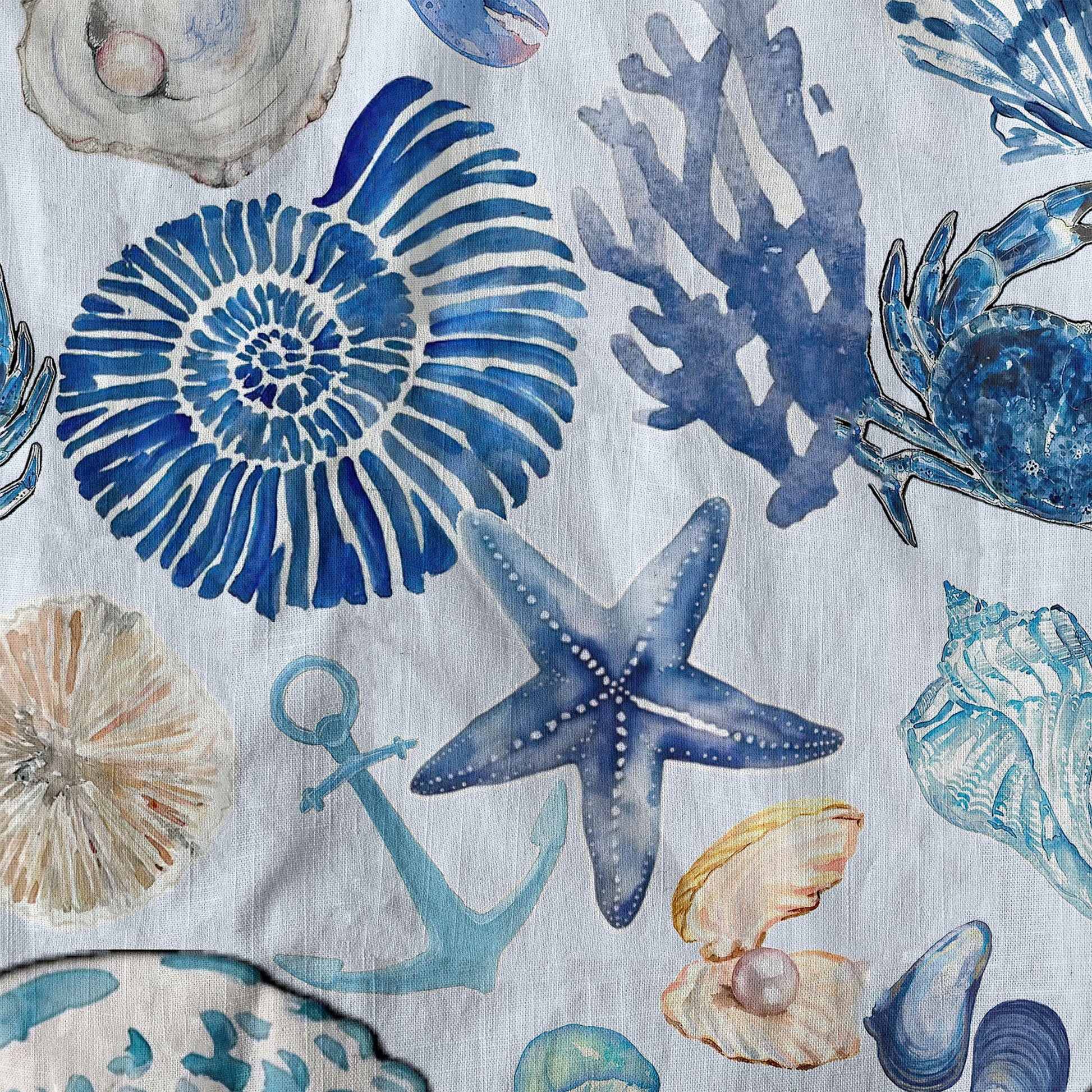Vintage Ocean Print Hawaiian Shirts for Men Women, Sea Animal Aloha Summer Beach Shirt