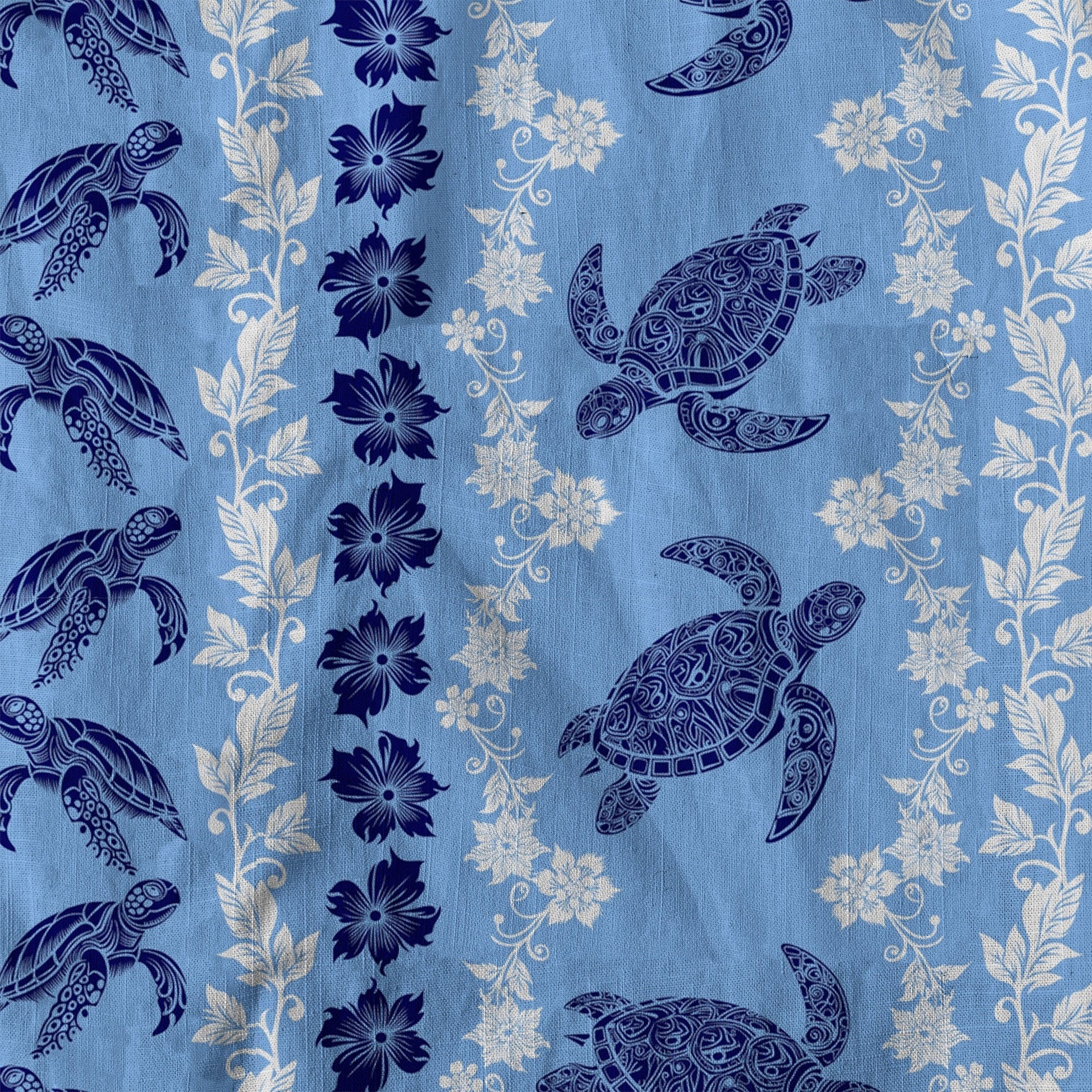 Sea Ocean Animals Women's Hawaiian Shirt, Ocean Fish Print