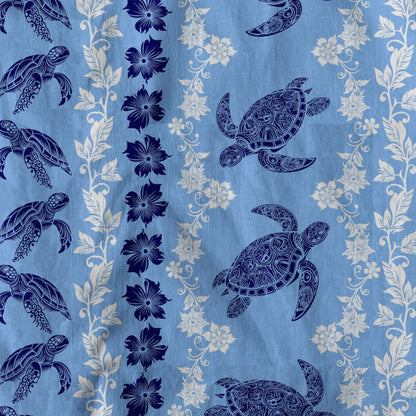 Sea Ocean Animals Women's Hawaiian Shirt, Ocean Fish Print