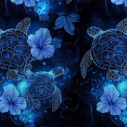 Ocean Animals Hawaiian Button Up Shirt, Sea Hawaii Shirt