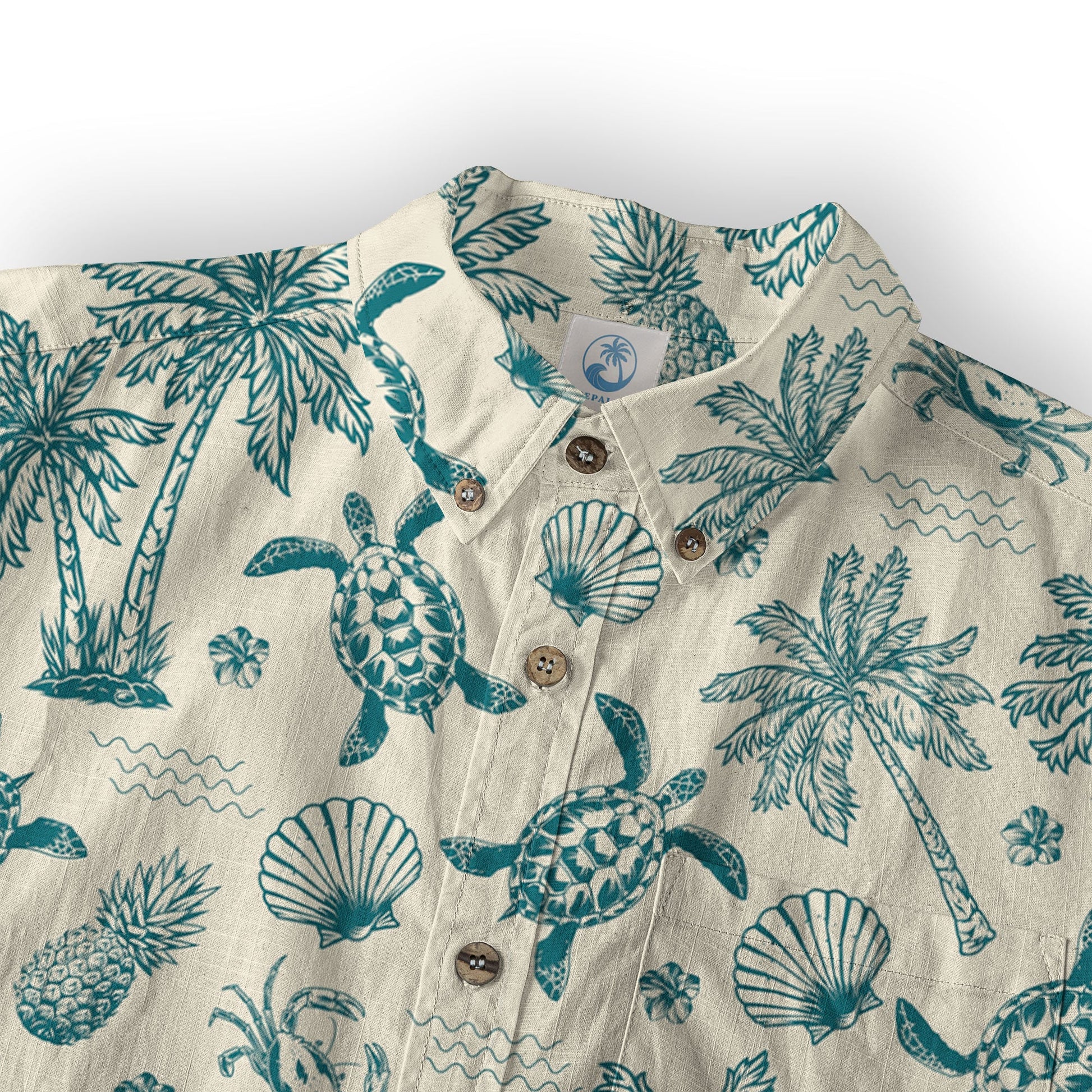 Turtle Aloha Shirt, Turtle Lover Hawaiian Shirt, Sea Lovers Aloha Shirt
