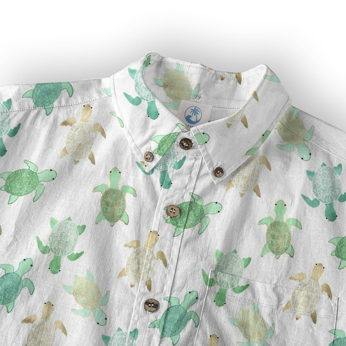 Turtle Aloha Shirt, Turtle Ocean Hawaiian Shirt