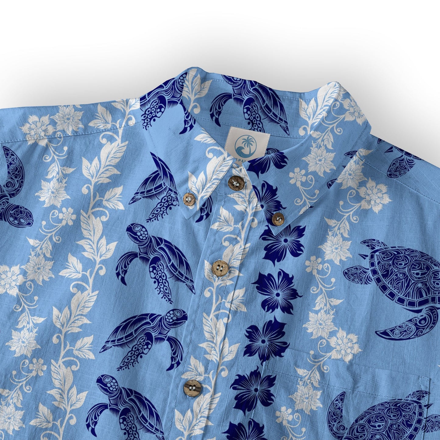 Sea Ocean Animals Women's Hawaiian Shirt, Ocean Fish Print
