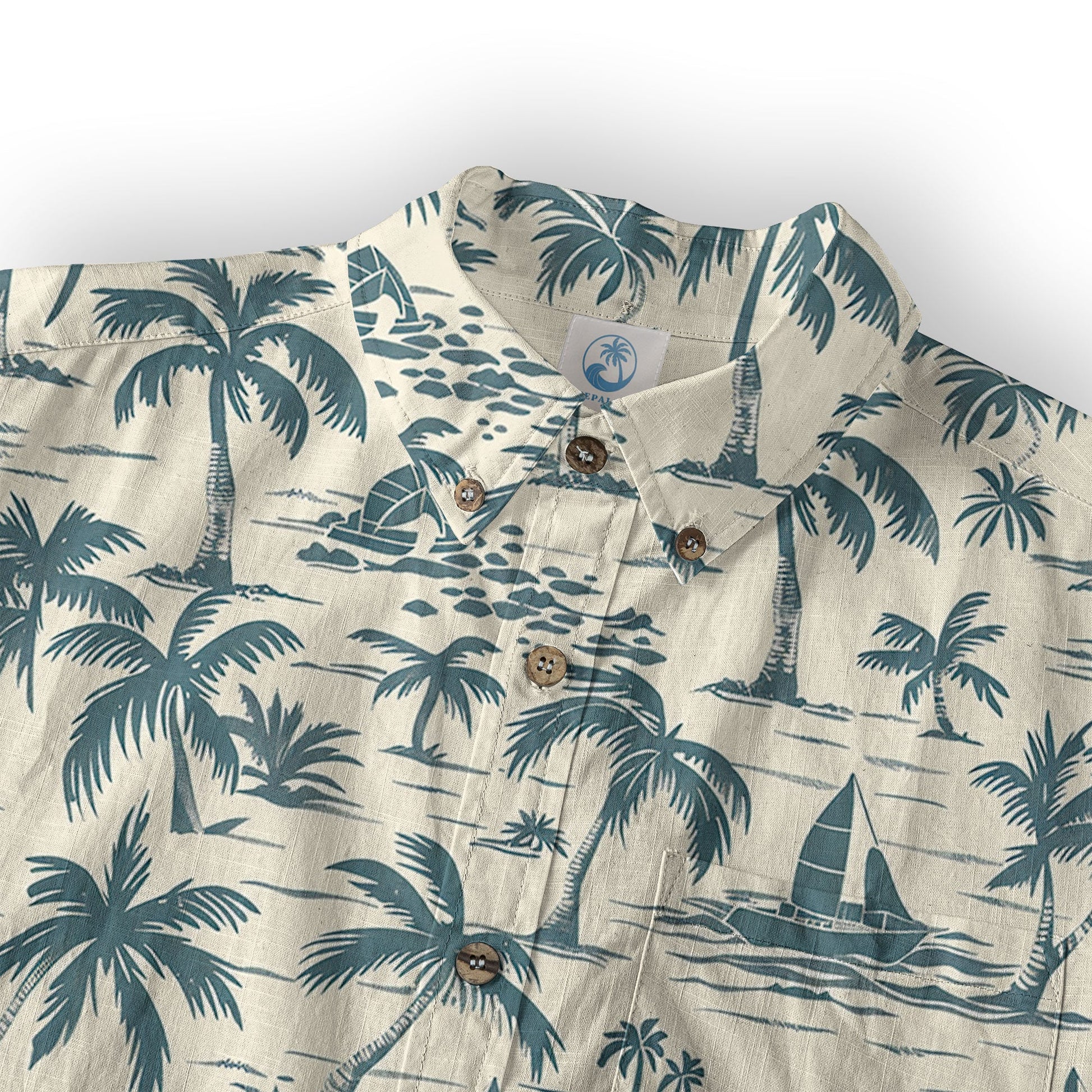 Retro Aloha Flowers Hawaii Shirt, Floral Hawaiian Button Down Shirt