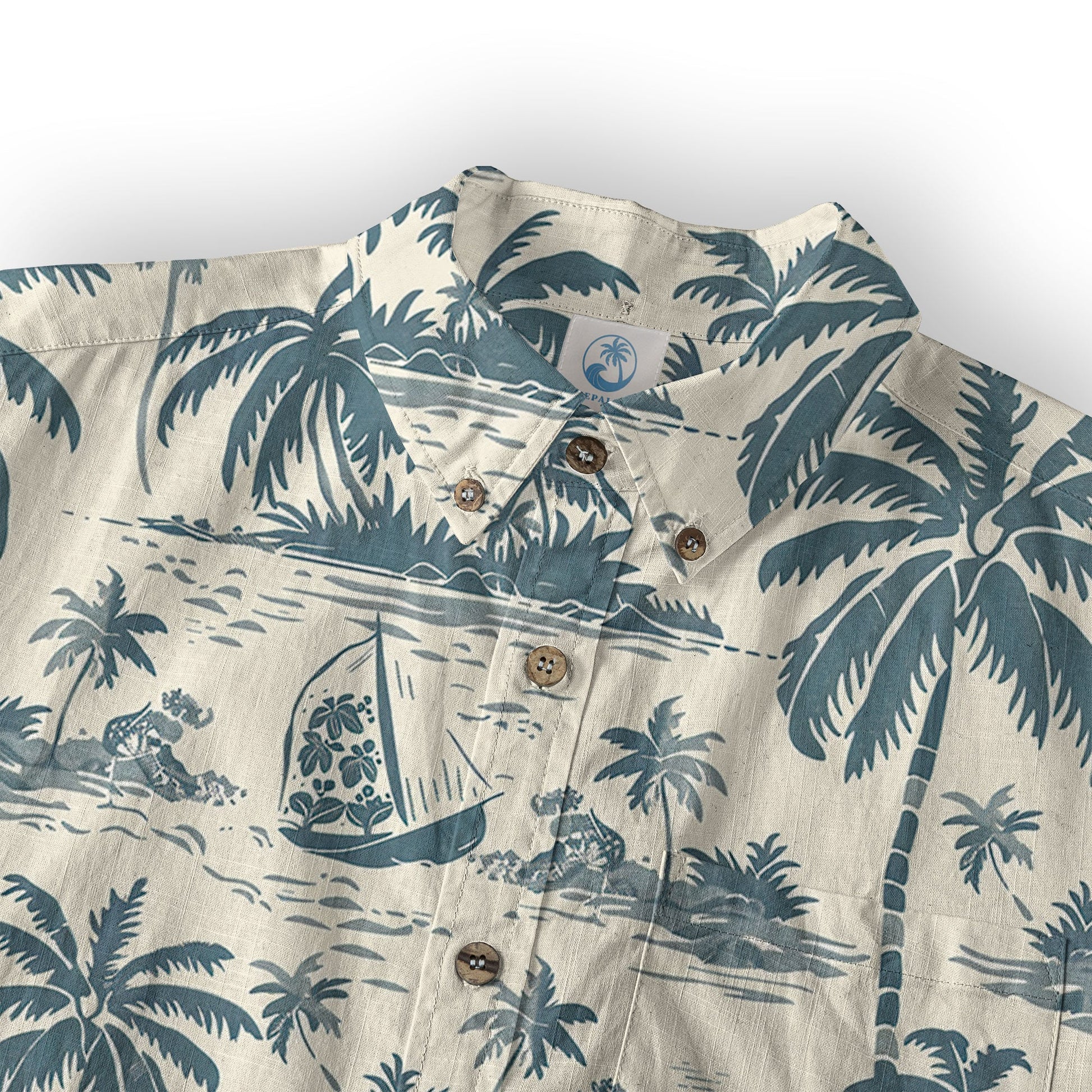 Retro Aloha Flowers Hawaii Shirt, Floral Pattern Hawaiian Shirt