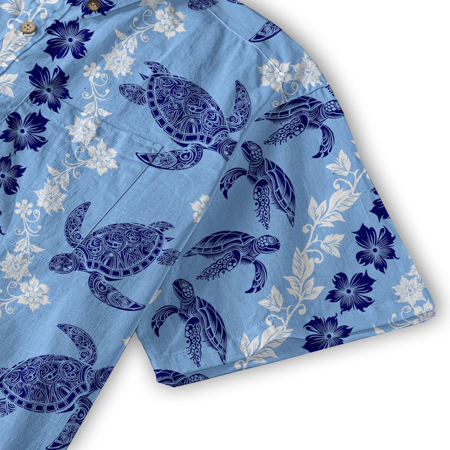Sea Ocean Animals Women's Hawaiian Shirt, Ocean Fish Print