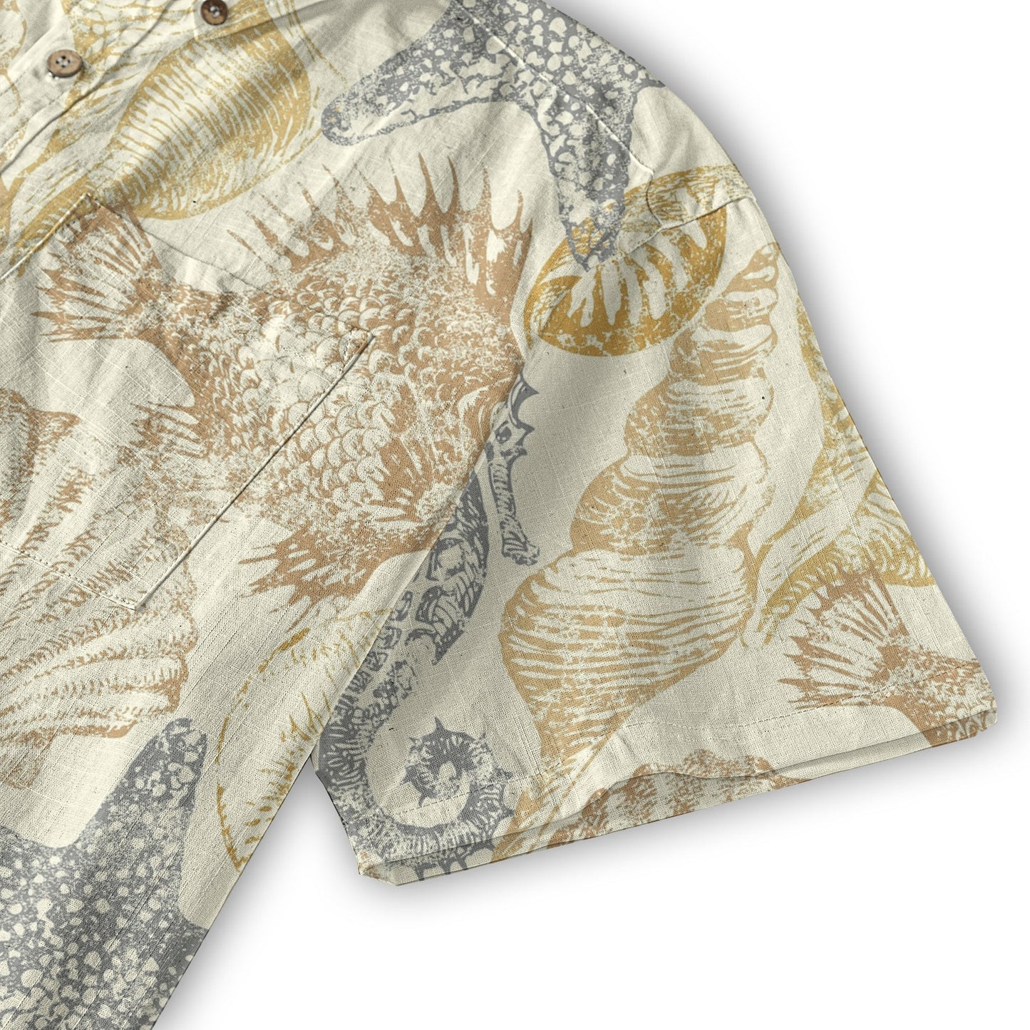 Ocean Animals Women's Hawaiian Shirt, Ocean Aloha Hawaiian Print