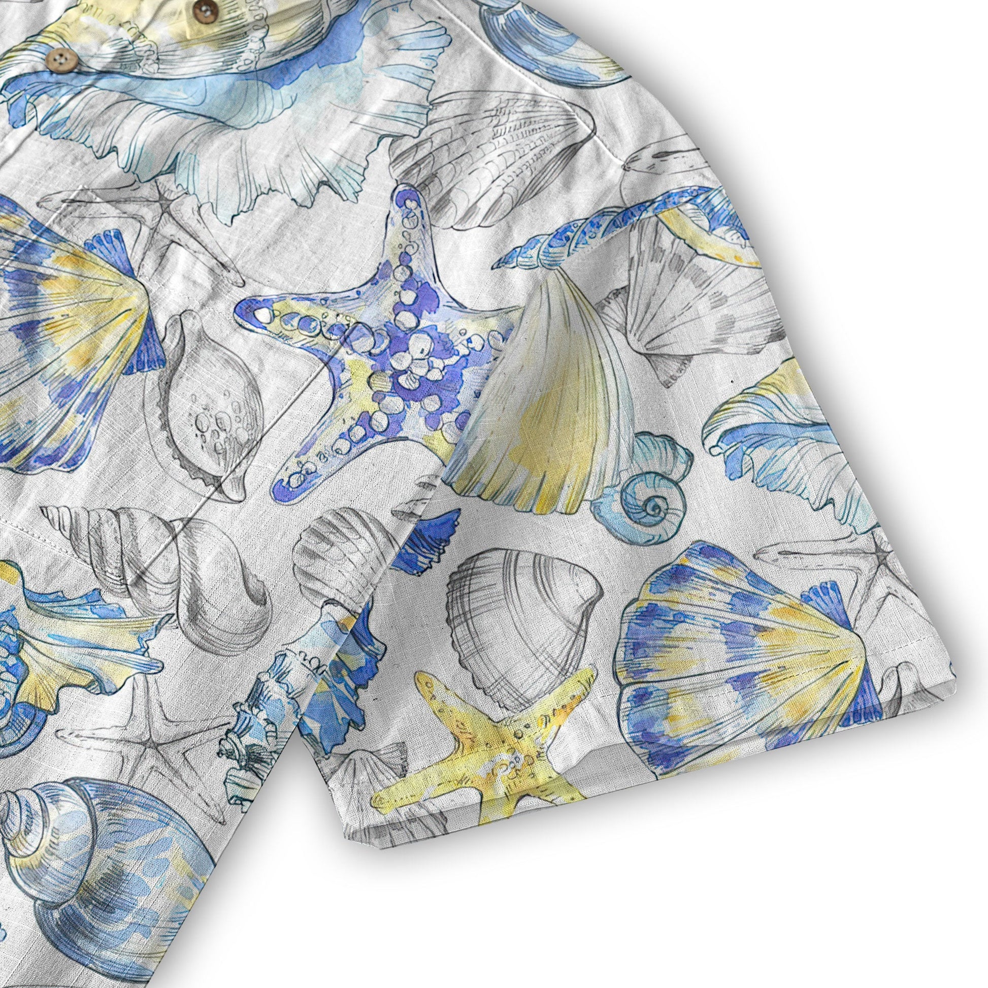 Ocean Animals Women's Hawaiian Shirt, Ocean Aloha Hawaiian Print