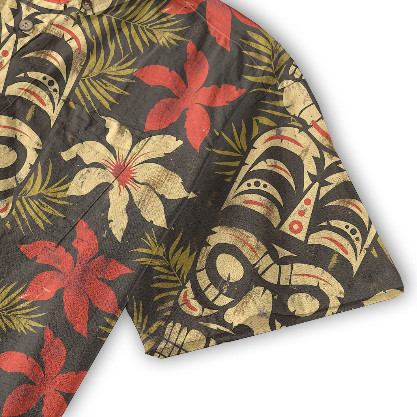 Retro Aloha Hibiscus Flowers Hawaii Shirt, Floral Hawaiian Button Down Shirt