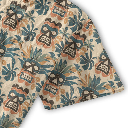 Retro Aloha Hibiscus Flowers Hawaii Shirt, Floral Hawaiian Button Down Shirt