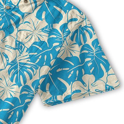 Retro Aloha Flowers Hawaii Shirt, Floral Hawaiian Button Down Shirt