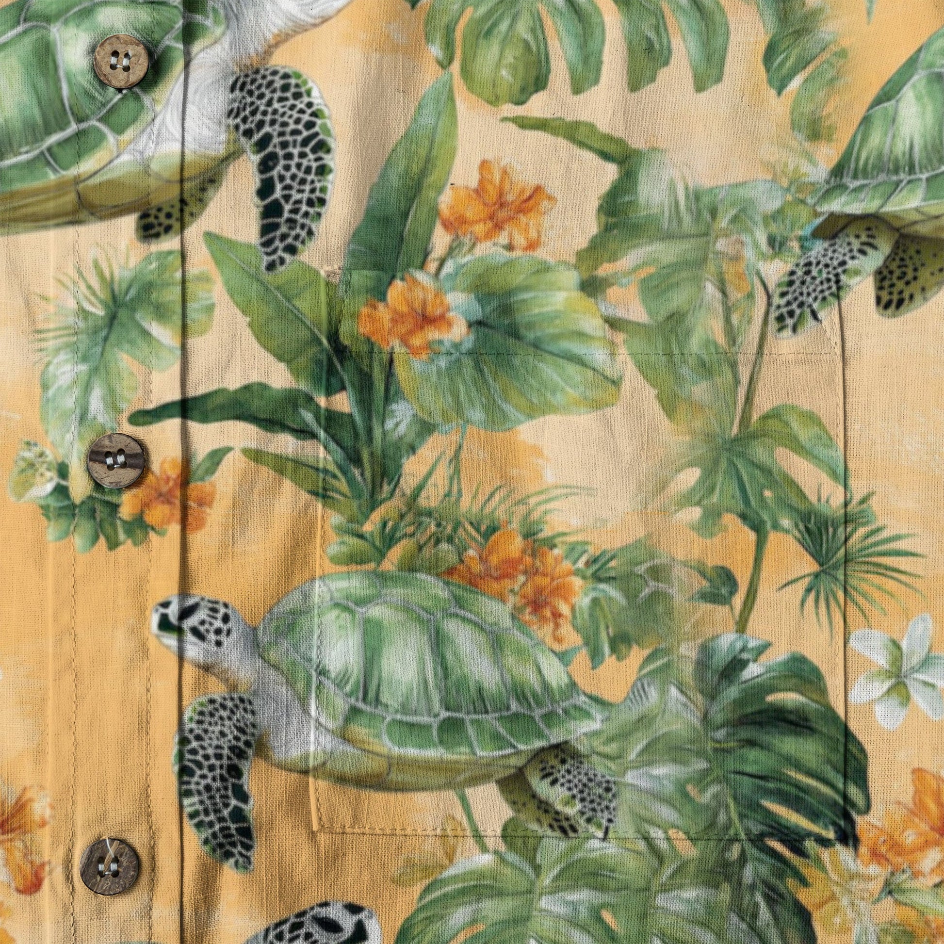 Tropical Turtle Hawaiian Shirts for Men Women, Sea Turtle Aloha Summer Beach Shirt