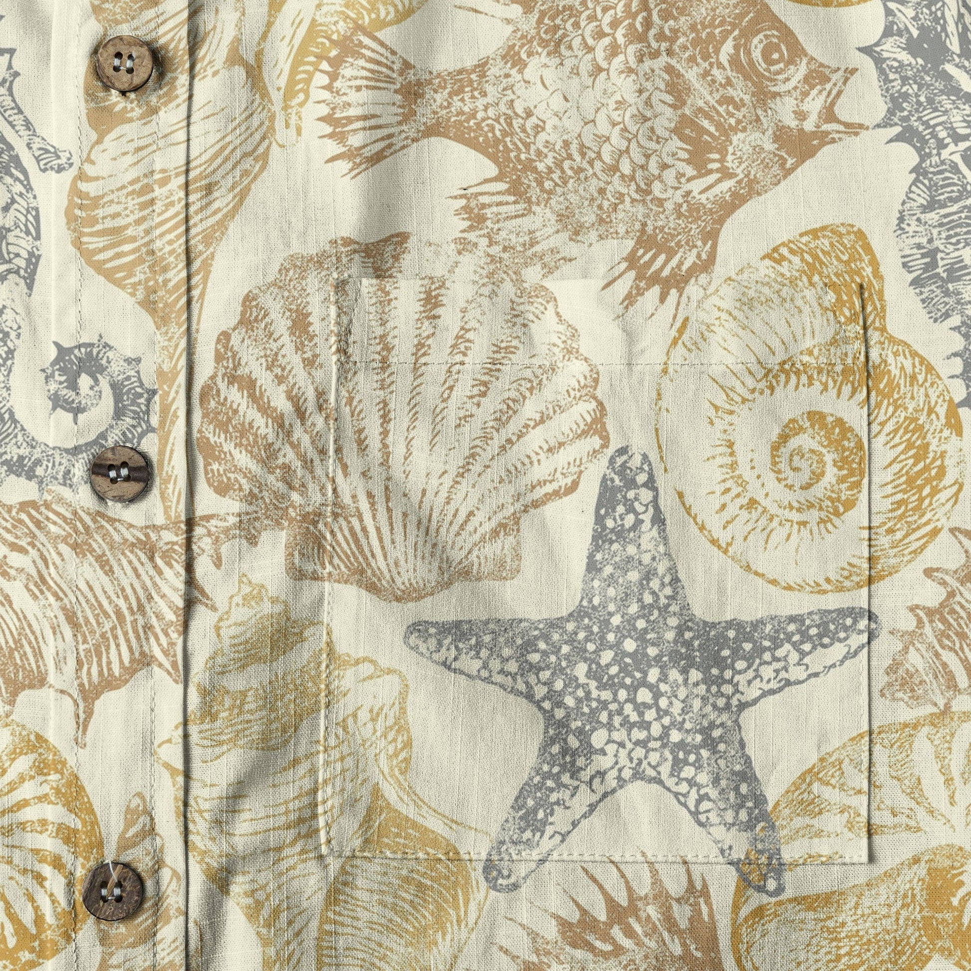 Ocean Animals Women's Hawaiian Shirt, Ocean Aloha Hawaiian Print