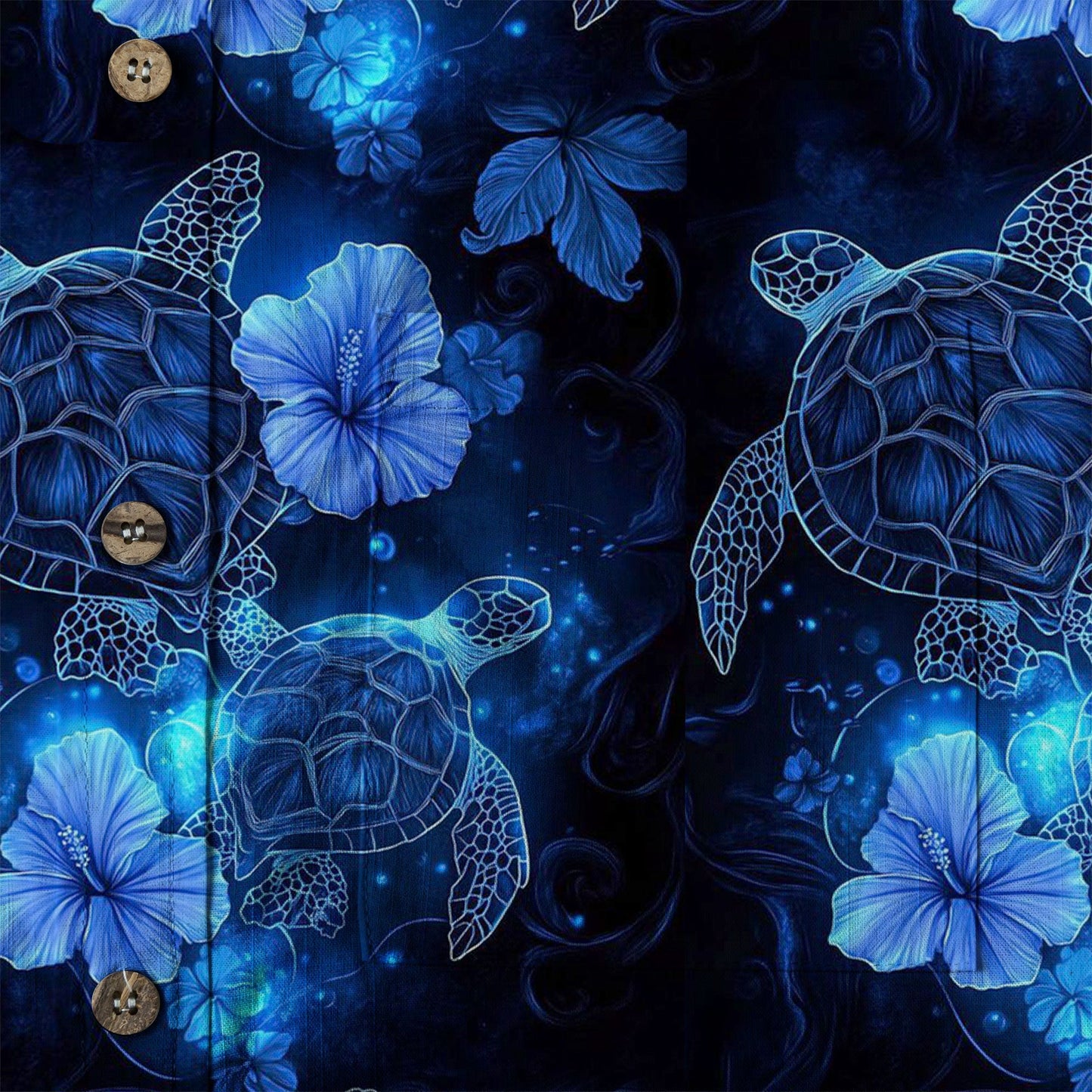 Ocean Animals Hawaiian Button Up Shirt, Sea Hawaii Shirt
