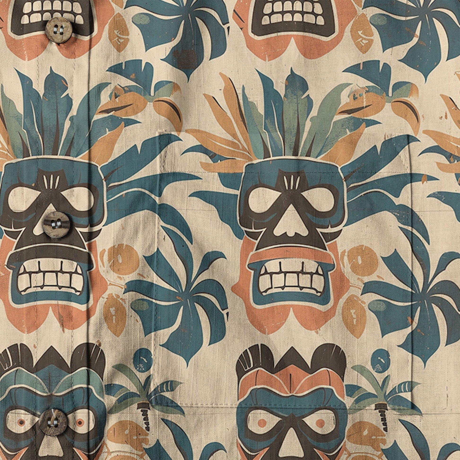 Retro Hibiscus Flowers Aloha Hawaii Shirt, Floral Hawaiian Button Up Shirt