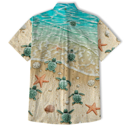 Turtle Beach Hawaiian Shirt, Aloha Summer Beach Hawaii Shirt