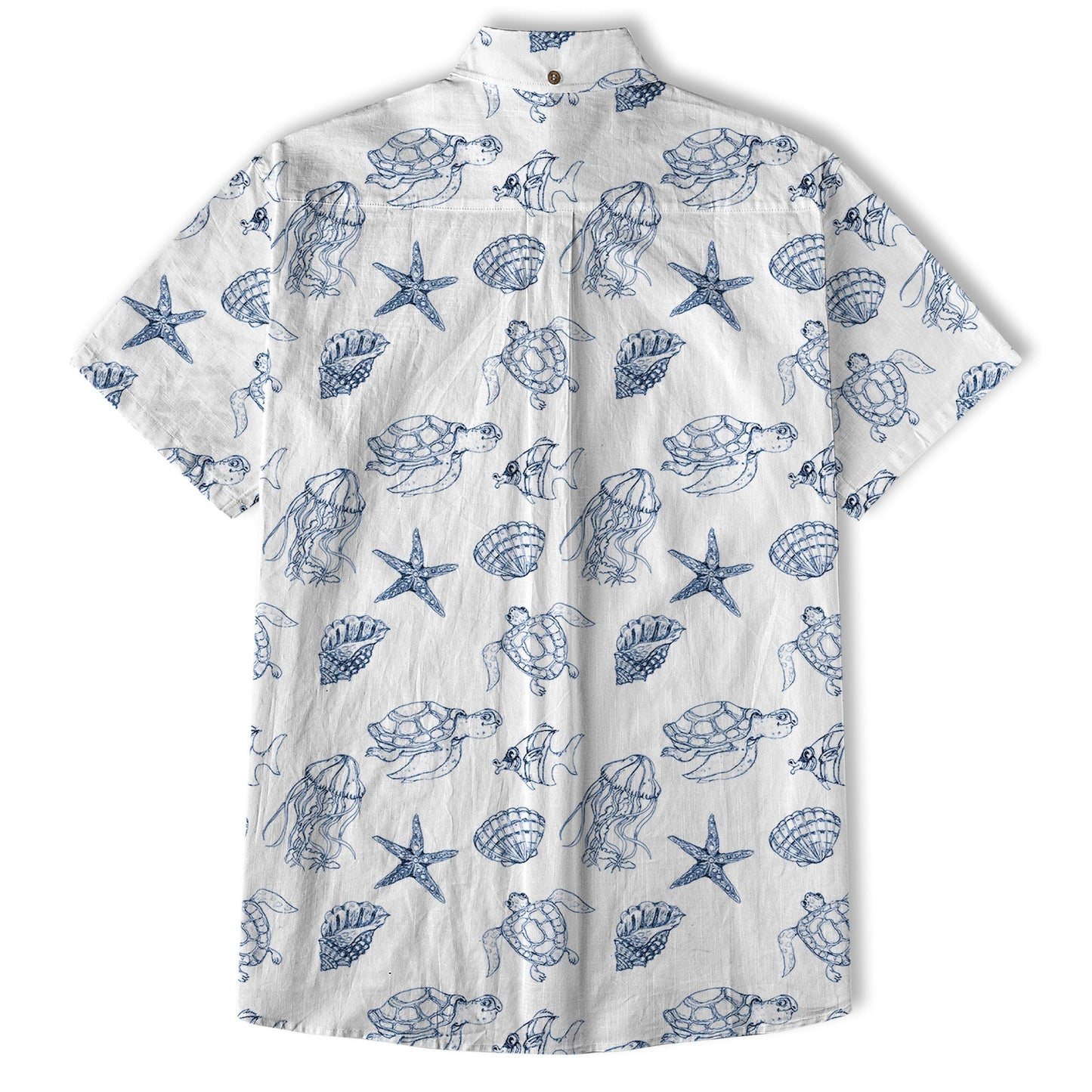 Sea Turtle Hawaiian Shirt, Aloha Summer Beach Button Up Shirt